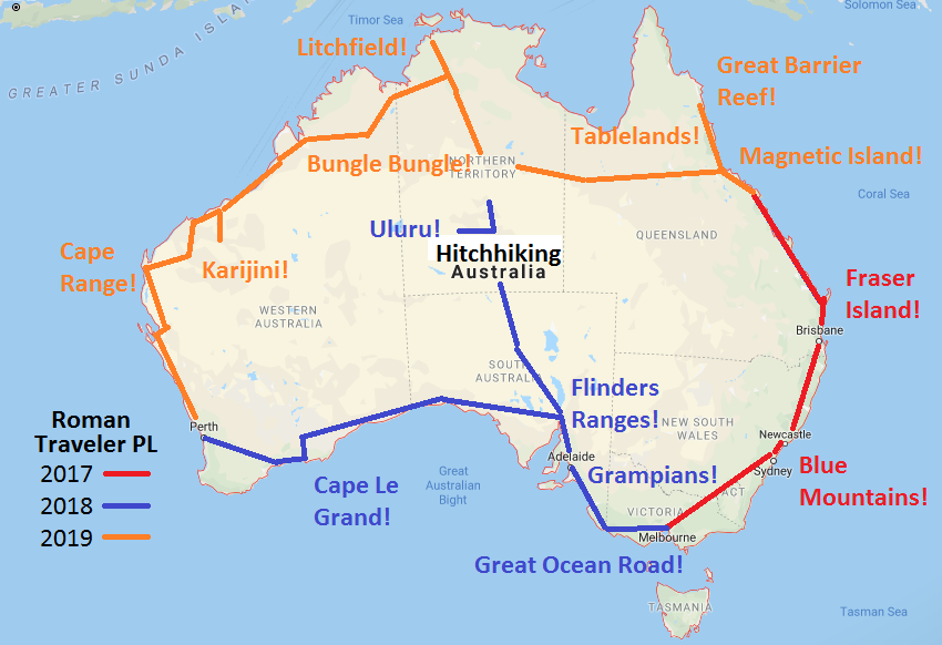 Hitchhiking Australia